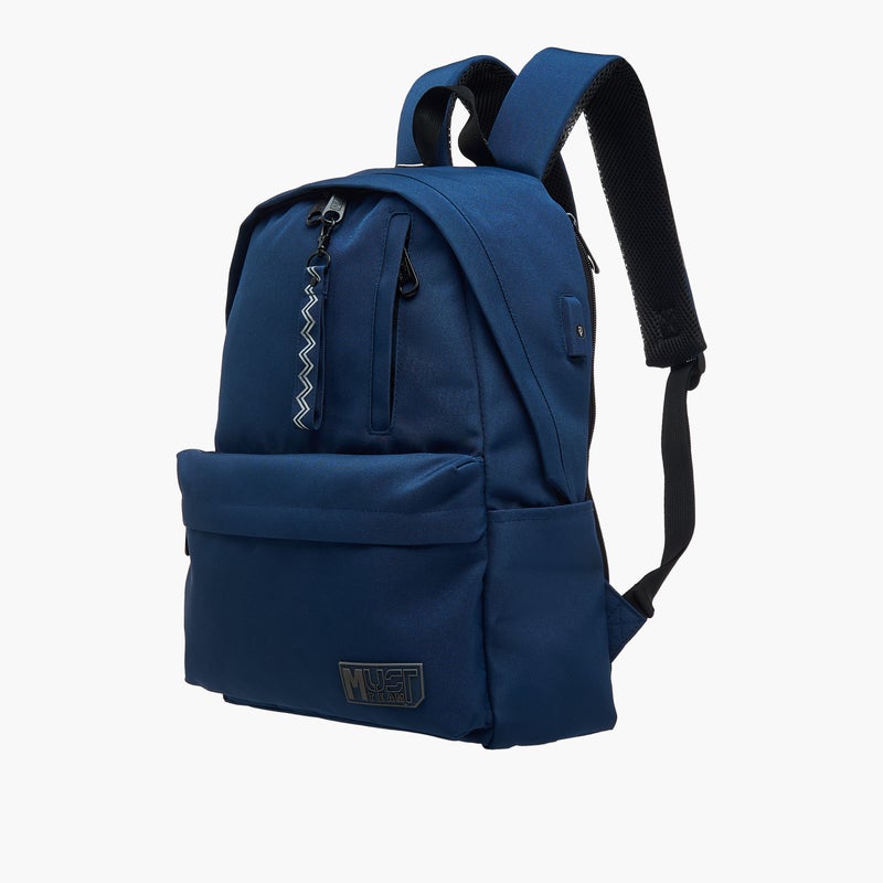 Must Backpack-Sustainable-1 Cmprt-22L (Rpet Pu) Blue \ 32?17?42 - Image 4
